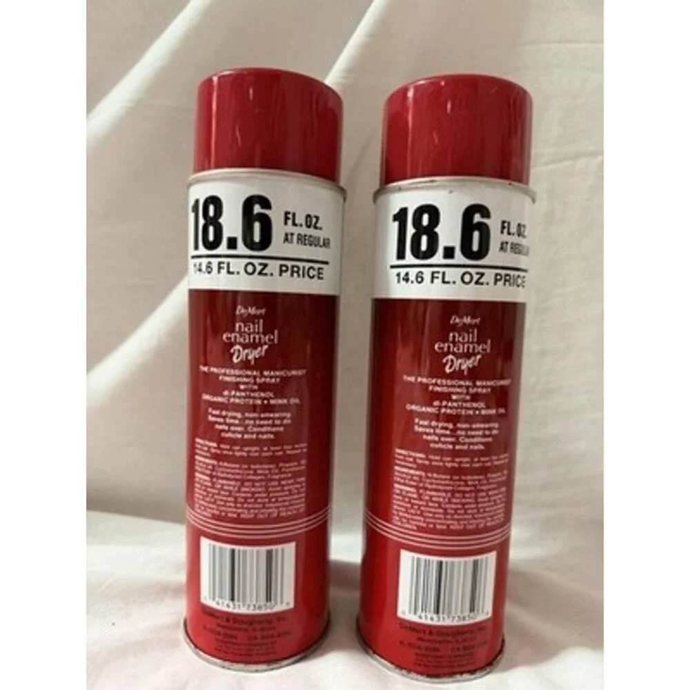 Demert Nail Enamel Dryer Spray 18.6 Oz - Pack of 2